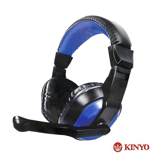 【KINYO】頭戴式立體聲耳機麥克風(EM-3653)