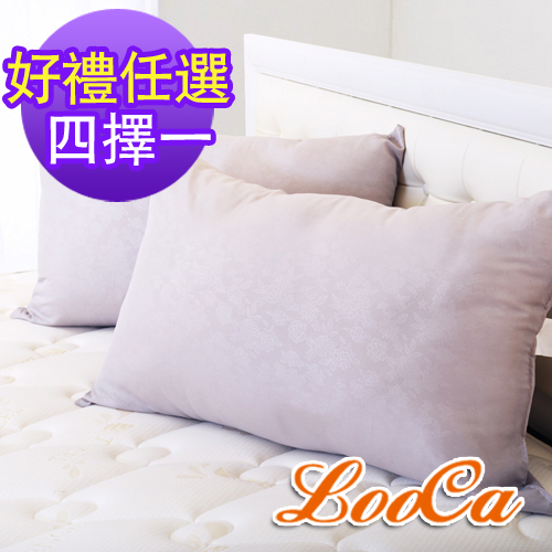 【好禮4選1】LooCa 美國Microban抗菌竹炭枕(1入)