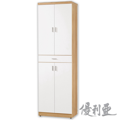 【優利亞-羅尼雙色】6.5尺高鞋櫃