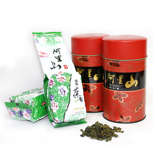 【台灣茗茶】阿里山高山茶2罐組(附提袋)