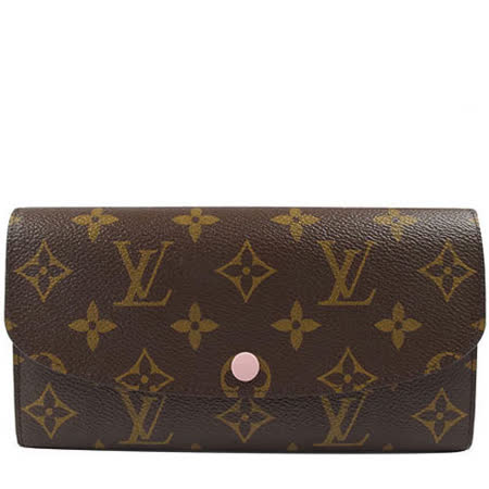 Louis Vuitton LV M61289 EMILIE 新款經典花紋扣式零錢長夾_現貨