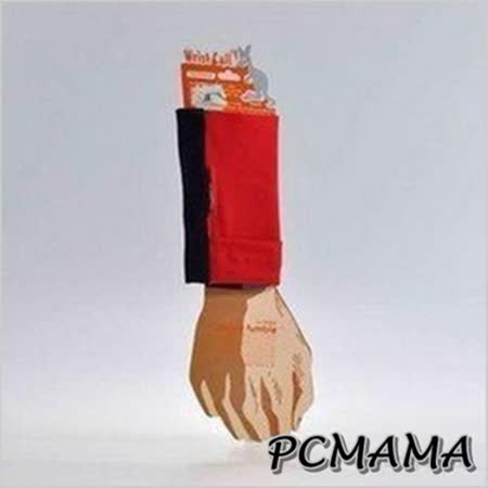 PCMAMA運動手機袋運動手腕套(紅色+黑色薄款)