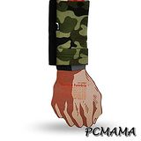 PCMAMA運動手機袋運動手腕套(黑+叢林迷彩)
