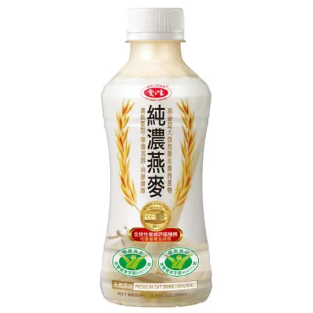 愛之味 純濃燕麥290ml(24瓶/箱)x4箱