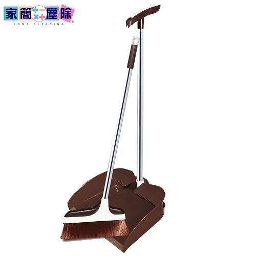 家簡塵除 摩登貴族摺合掃把畚斗組 1入