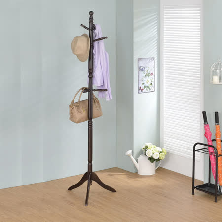 實木衣帽架2入組(三色)