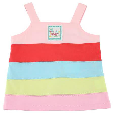 愛的世界 MYBEAR 花樣女孩
純棉拼布背心上衣