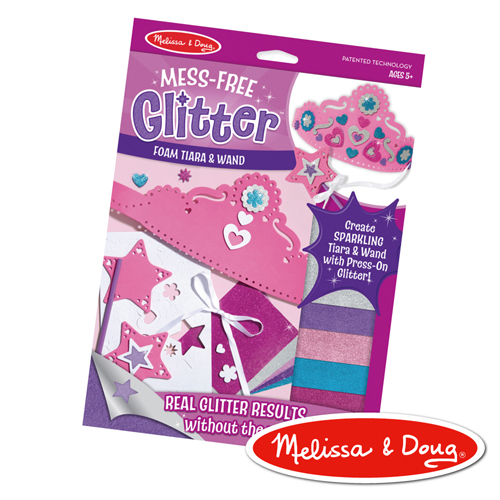 美國瑪莉莎 Melissa & Doug DIY勞作 - 閃亮轉印貼 - 皇冠加仙女棒