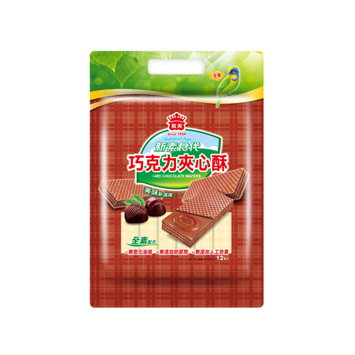 義美新素食代夾心酥-巧克力300g
