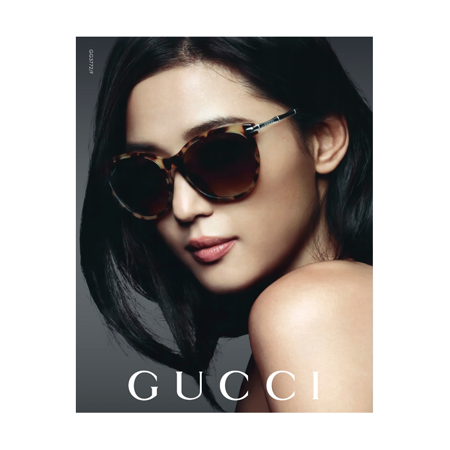 GUCCI-全智賢最新廣告款 太陽眼鏡(豹紋色)