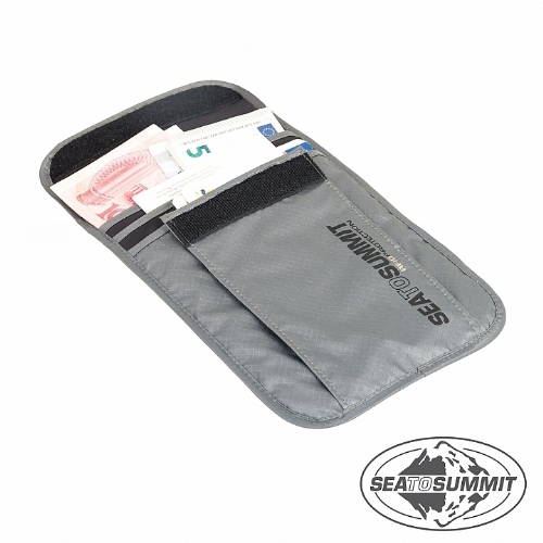 SEATOSUMMIT RFID旅行安全頸掛式證件袋(3隔層)(灰色)