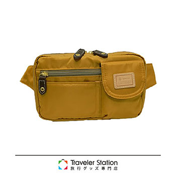 《Traveler Station》SPASSO超輕薄休閒斜肩背包腰間包(多色任選)