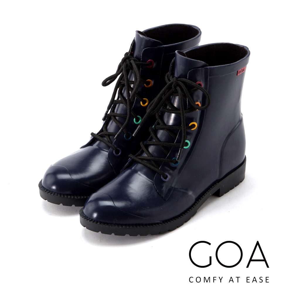 GOA 
帥氣短筒騎士雨靴