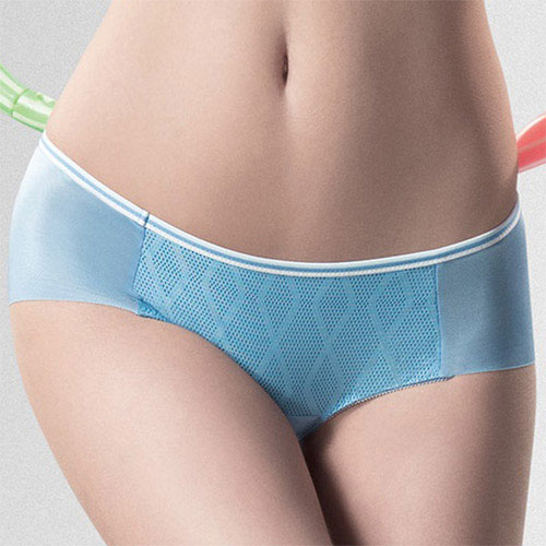 【華歌爾】城市輕運動COOL BRA M-LL中腰平口褲(海洋藍)