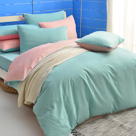 英國Abelia
雙人天使絨被套床包組