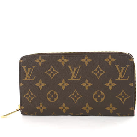 Louis Vuitton LV M41894 ZIPPY 新版經典花紋拉鍊長夾.粉紅色_預購