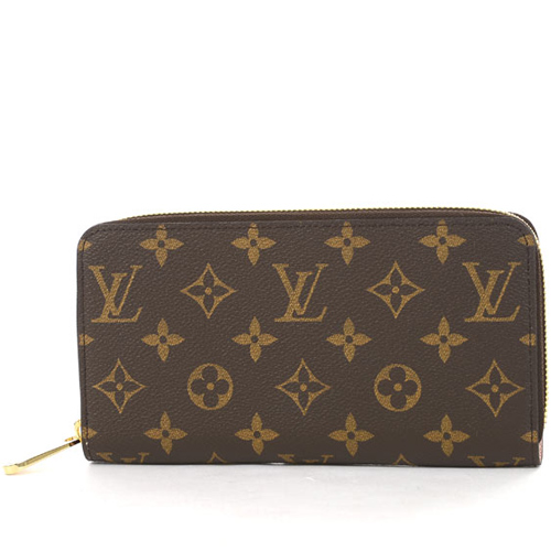 Louis Vuitton LV M41894 ZIPPY 新版經典花紋拉鍊長夾.粉紅色_預購