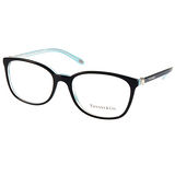 Tiffany&CO.眼鏡 頂級精品優雅珍珠款 (黑-流線水藍) # TF2109HB 8193