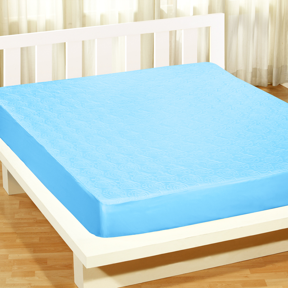 【GALATEA】台製雙人床包式專利防水保潔墊(3色選)