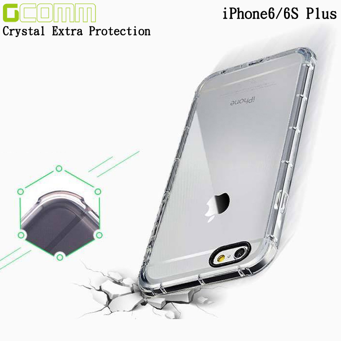 GCOMM iPhone6/6S Plus 5.5吋 Crystal Extra Protection 清透柔軔全方位加強保護殼 清透明