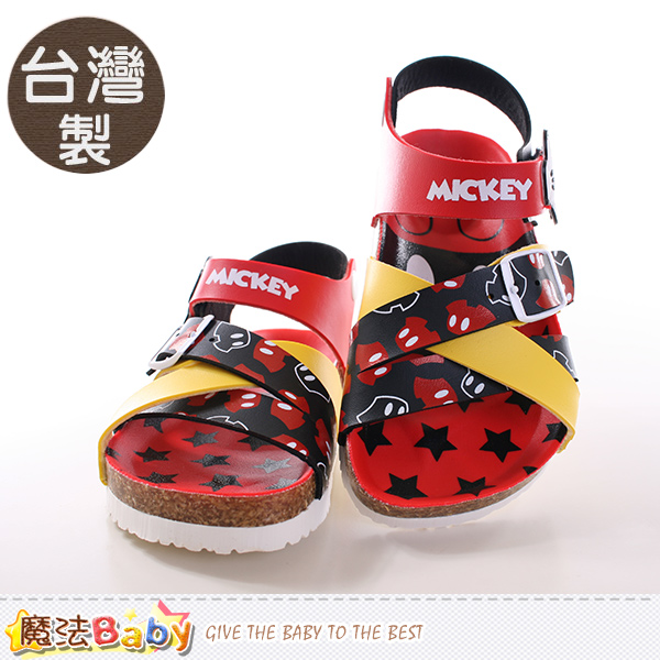 魔法Baby~童鞋 台灣製專櫃款迪士尼米奇正版童涼鞋 sh9645