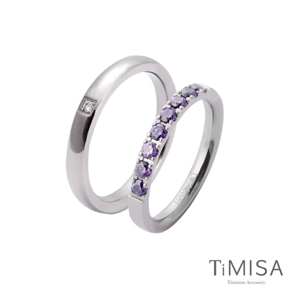 【TiMISA】蜜糖愛戀 情人對戒(5色可選)