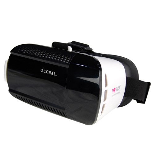 【CORAL 3D頭戴式立體眼鏡】VR虛擬眼鏡-2入組