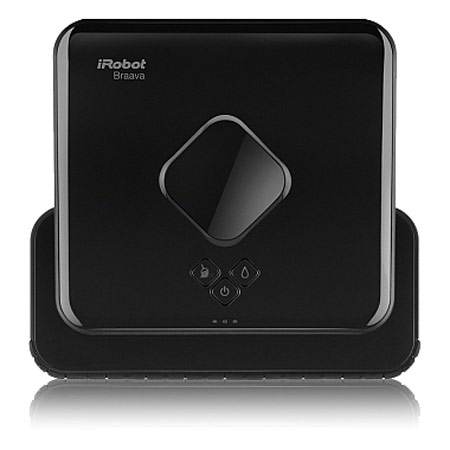 【全台最新2017/2/28製造00版軟體登台 還在買庫存貨嗎?】美國iRobot Braava 380t 鏡面黑鑽石級無噪音乾濕兩用機器人擦地機