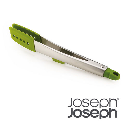 《Joseph Joseph英國創意餐廚》不沾桌不鏽鋼餐夾-10120