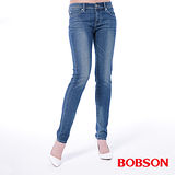 BOBSON  女款低腰有機棉小直筒褲(8129-53) XL