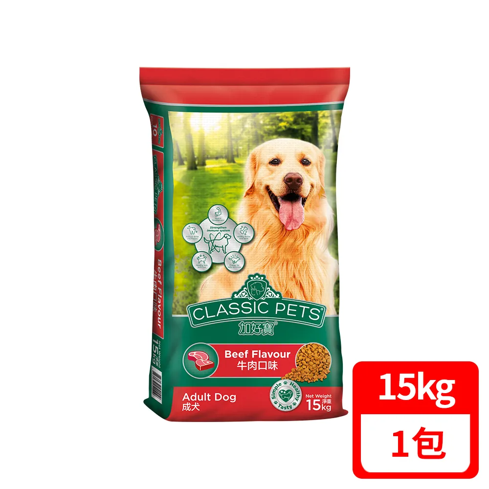 Classic Pets 加好寶乾狗糧-牛肉口味 15KG