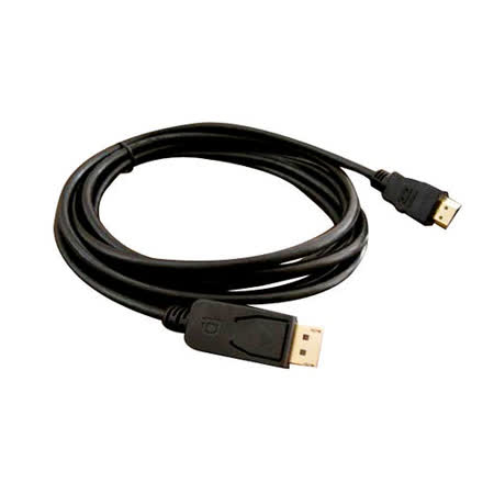Bravo-u DisplayPort(公) 對 HDMI(公) 視頻轉接線1.8M_黑