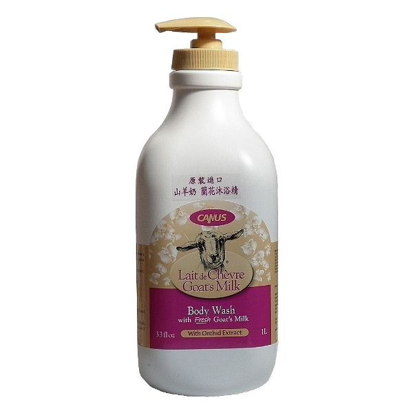CANUS山羊奶蘭花沐浴精-家庭號-1000ml