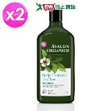 AVALON ORGANICS 茶樹頭皮調理精油洗髮精325ml/11oz 2入組