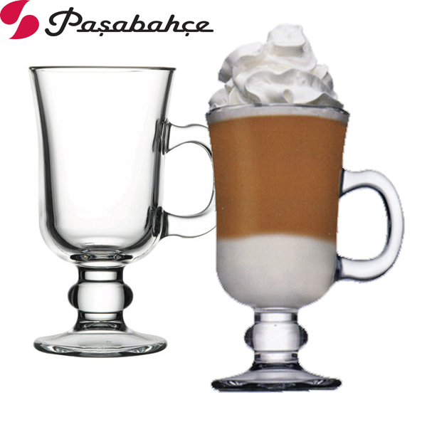土耳其Pasabahce高腳玻璃咖啡杯-二入組