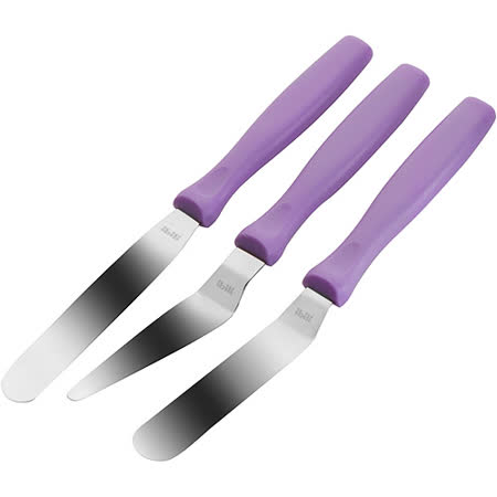 《IBILI》迷你蛋糕抹刀3件(紫)