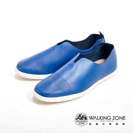 WALKING ZONE 中性女孩風休閒鞋 女鞋-藍(另有黑、黃)