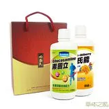 草本之家-素固立葡萄糖胺液1000ml+晶氏能葉黃素液1000ml各1瓶(禮盒組)