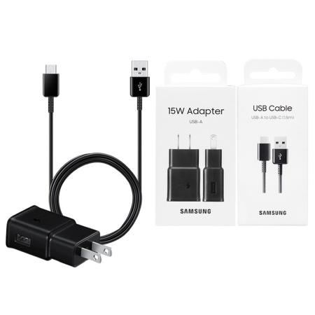 SAMSUNG 原廠9V快速充電旅充頭 + Type C 充電傳輸線(密封袋裝)