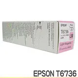 EPSON T6736 淡紅色 原廠墨水匣