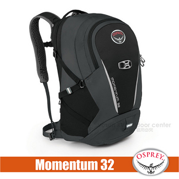 【美國 OSPREY】新款 Momentum 32 動量系列 多功能筆電包/單車健行背包_黑 R