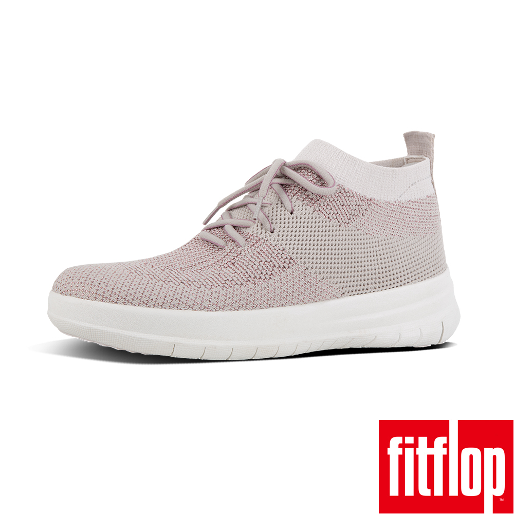 FitFlop - (女款)UBERKNIT SLIP-ON HIGH TOP SNEAKER-沙色/裸膚金