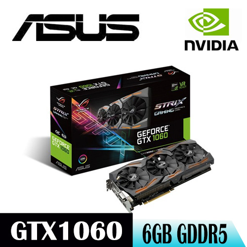 華碩STRIX GTX1060
O6G-GAMING顯卡
