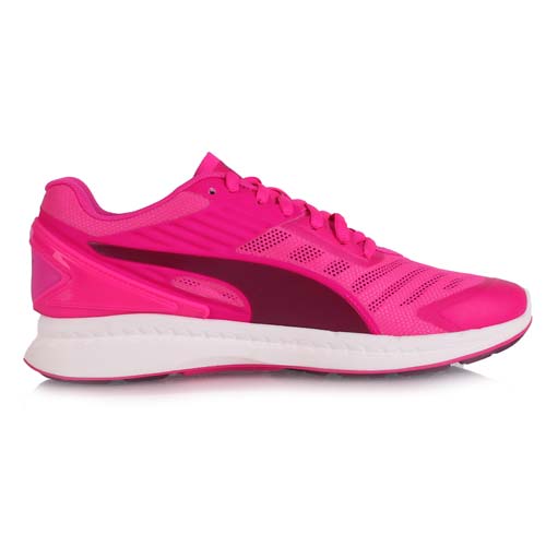 (女) PUMA IGNITE V2 慢跑鞋- 路跑 競走 螢光粉紫
