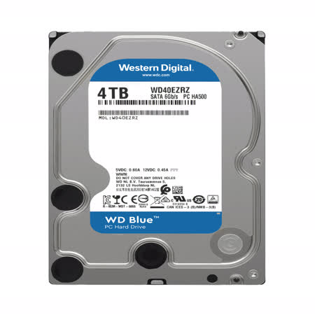 WD 藍標 4TB 
3.5吋SATA硬碟