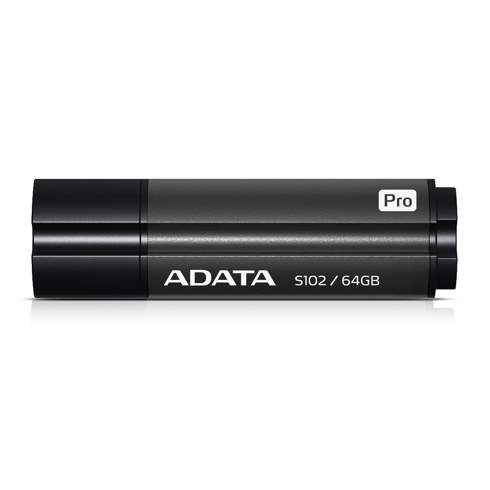 ADATA 威剛 S102 pro 64G  USB3.2 行動隨身碟 (灰)