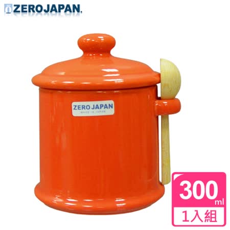 【ZERO JAPAN】陶瓷儲物罐(蘿蔔紅)300ml