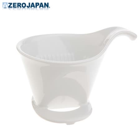 【ZERO JAPAN】典藏陶瓷咖啡漏斗(大)(白)