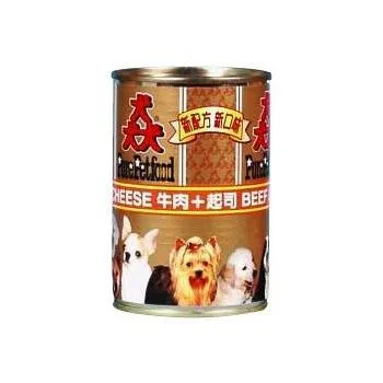 Pure Petfood猋罐頭 -牛肉+起司 狗罐 385g X 24入