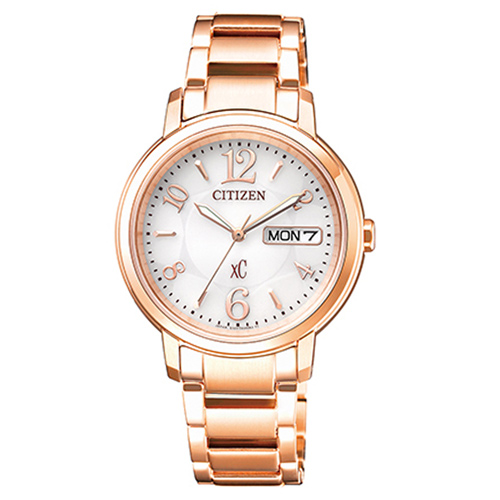 【CITIZEN 星辰】xC 玫瑰愛戀時尚光動能女用腕錶(33mm/EW2422-55A)